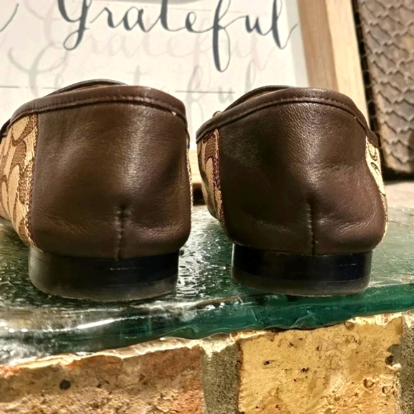 Coach Haley Loafer Signature Jacquard Wmns Sz 5.5 - Picture 4 of 14